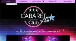 Desktop Screenshot of cabaret-club.fr